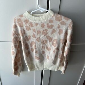 Bailey’s Blossoms Toddler Leopard Sweater